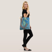 Tote Bag Hippocampe parmi les algues marines (Sur le modèle)
