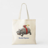 Tote Bag Hippopotame Fusée (Dos)