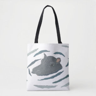 Tote Bag Hippopotame, hippopotame, faune, animaux