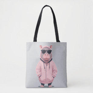 Tote Bag Hippopotamus porter Sweat - shirt à capuche drôle