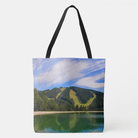 Tote Bag Hirschenkogel en été - Réflexions sur l'eau (Devant)