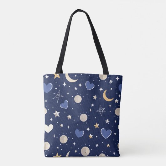 Tote Bag Histoire d'amour céleste (Dos)