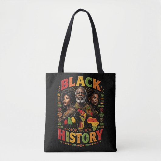 Tote Bag Histoire des Noirs (Devant)