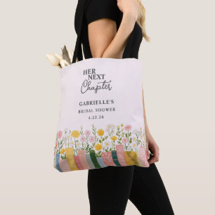 Tote Bag Histoire Florale de Mariée Son Prochain Chapitre E