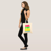 Tote Bag Histoire Géniale Mec Neon (Devant (modèle))