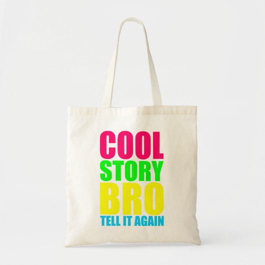 Tote Bag Histoire Géniale Mec Neon (Devant)
