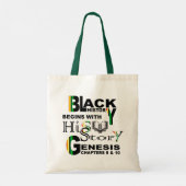 Tote Bag Histoire noire I Budget Fourre-tout I GrnStrap (Dos)