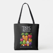 Tote Bag Histoires de fruits et légumes amusants de l'épice (Dos)