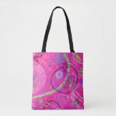 Tote Bag Histoires d'enfance Art Abstrait (Devant)