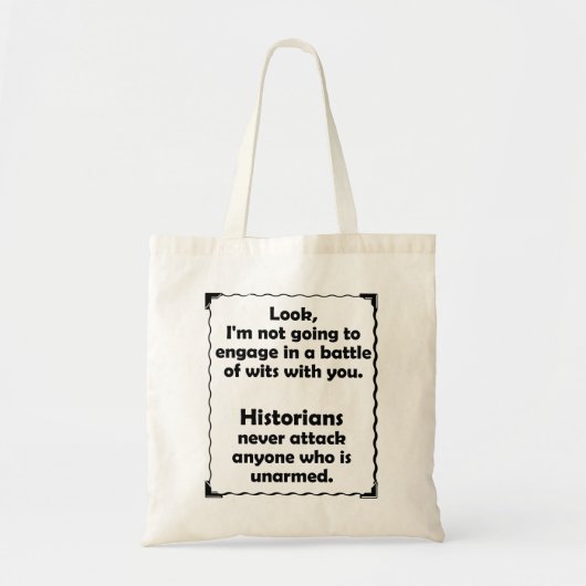 Tote Bag Historien de joute d'esprit (Devant)