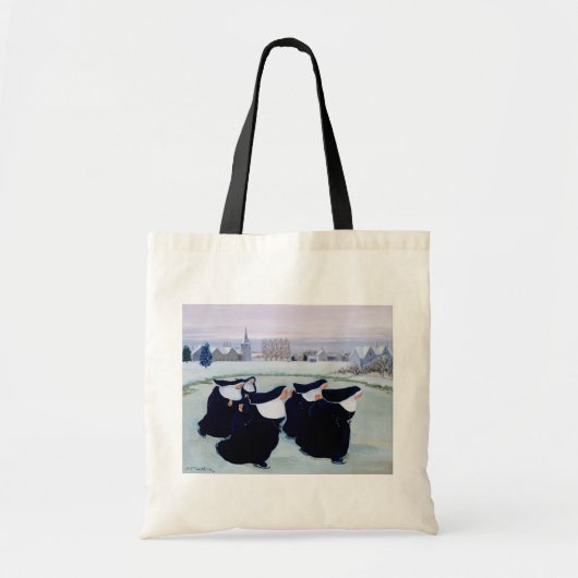 Tote Bag Hiver au couvent (Devant)