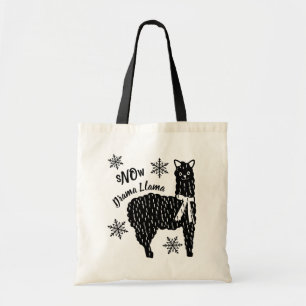 Tote Bag Hiver Dama Llama