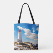 Tote Bag Hiver du phare | en crique de Peggy, la (Dos)