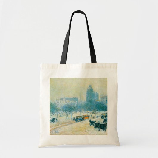 Tote Bag Hiver en Union Carré par Frederick Childe Hassam (Devant)