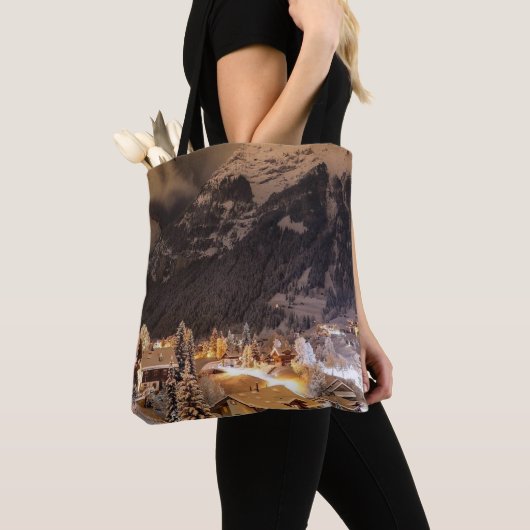Tote Bag hiver suisse (De près)