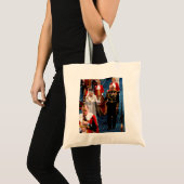 Tote Bag HM Queen Elizabeth II et HRH Duc d'Édimbourg Lo (Devant (produit))