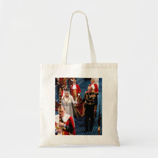 Tote Bag HM Queen Elizabeth II et HRH Duc d'Édimbourg Lo (Devant)