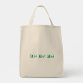 Tote Bag Ho Ho Ho Design imprimé Cool de célébration de Noë (Dos)