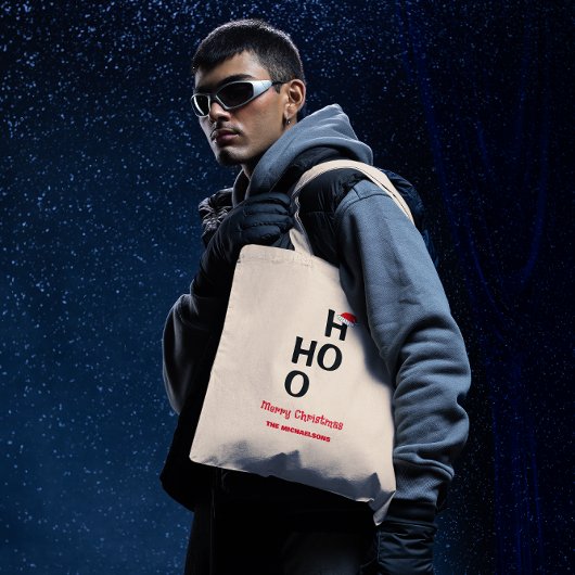 Tote Bag Ho Ho Ho : Joyeux Noël