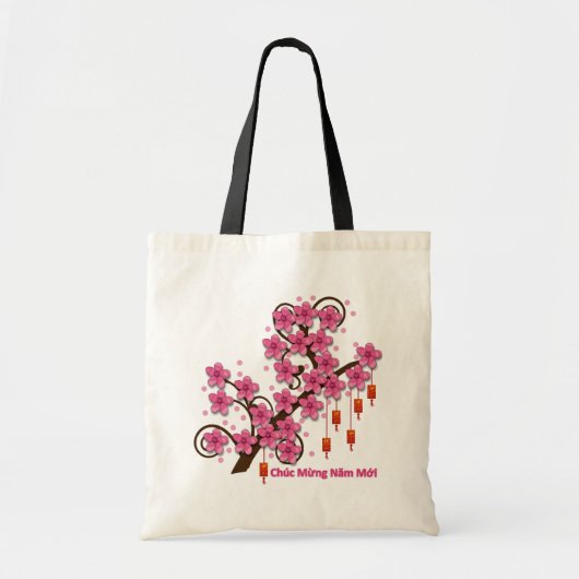 Tote Bag Hoa Dao Bonne Année (Devant)