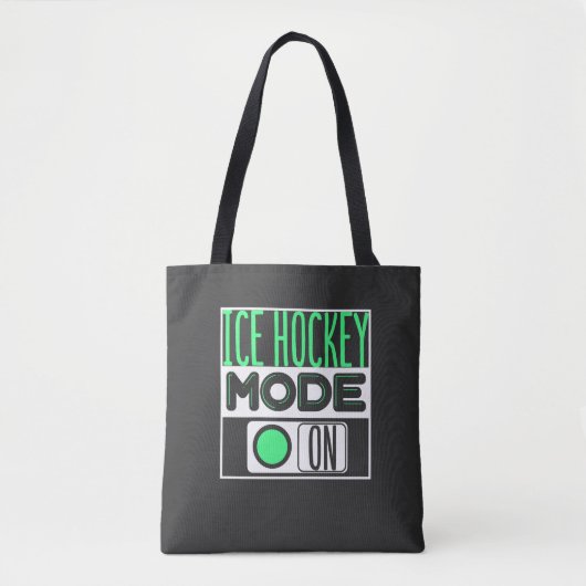 Tote Bag Hockey sur glace (Devant)