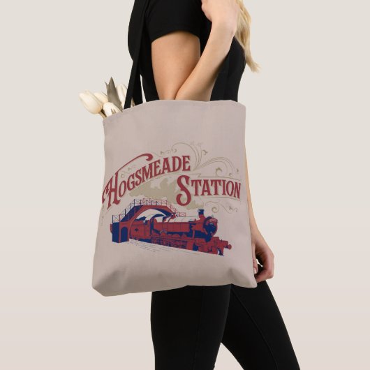 Tote Bag HOGSMEADE Station Vintage Graphisme (De près)