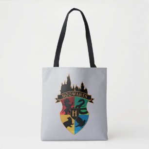 Tote Bag HoGWARTS™ Castle Crest House Insigne de fierté