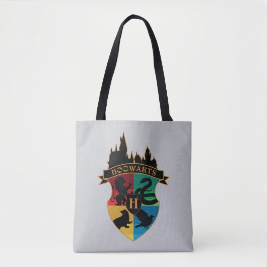 Tote Bag HoGWARTS™ Castle Crest House Insigne de fierté (Devant)