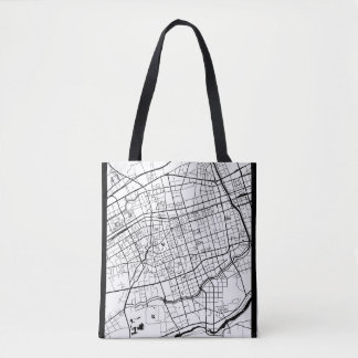 Tote Bag Hohhot China Map