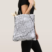 Tote Bag Hohhot China Map (De près)