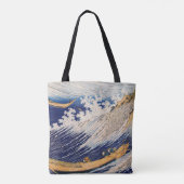 Tote Bag Hokusai Ocean Waves Sea Boats (Dos)