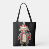Tote Bag Holiday Raccoon (Dos)