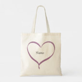 Tote Bag Holland lop with heart (Dos)