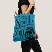 Tote Bag Holloween All-Over-Print Fourre-tout, Shoulder Fou (De près)