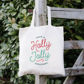 Tote Bag Holly Jolly Christmas