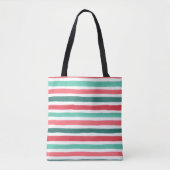 Tote Bag Holly Jolly Stripes (Devant)