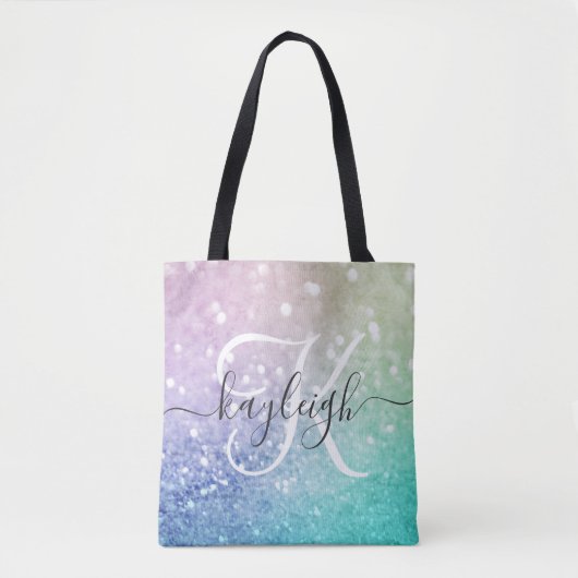 Tote Bag Holographe de Parties scintillant glamour assez pe (Devant)