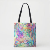 Tote Bag Holographie couleur Trippy Holo (Devant)