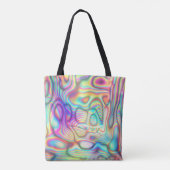 Tote Bag Holographie couleur Trippy Holo (Dos)