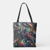 Tote Bag Holographique Parties scintillant arc-en-ciel les  (Dos)