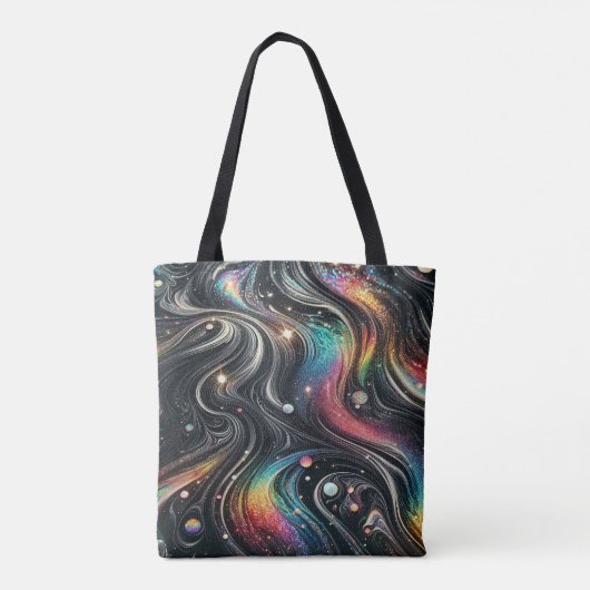 Tote Bag Holographique Parties scintillant arc-en-ciel les  (Dos)