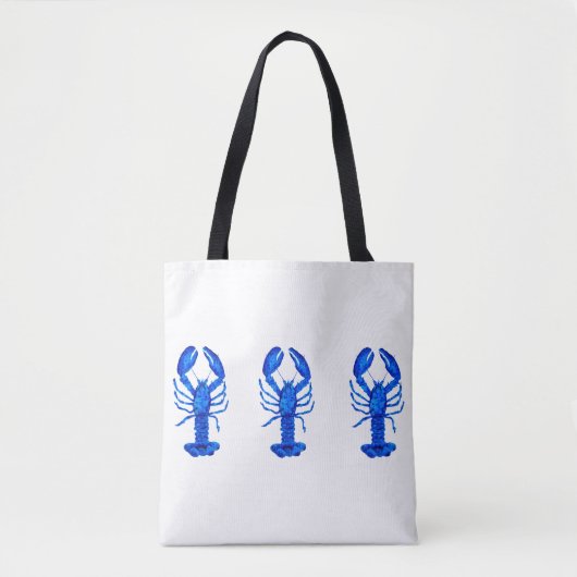 Tote Bag Homard bleu (Devant)