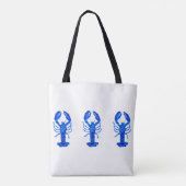 Tote Bag Homard bleu (Dos)