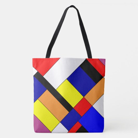 Tote Bag Hommage à Mondrian (Devant)