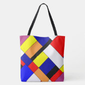 Tote Bag Hommage à Mondrian (Dos)