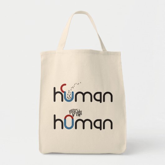 Tote Bag Homme contre femme (Devant)