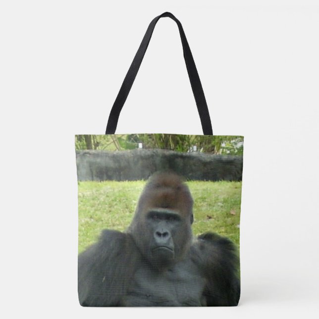 Tote Bag Homme de gorille (Devant)