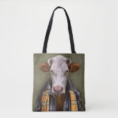 Tote Bag Homme de vache (Devant)