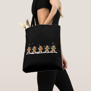 Tote Bag Homme en pain d'épices Mignon Noël Fête Baker