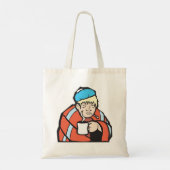 Tote Bag Homme malade (Dos)